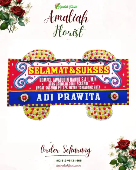 Papan Bunga Ucapan Selamat Wadung